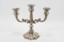 C26S28- Silber 800 Kerzenleuchter 3-flammig