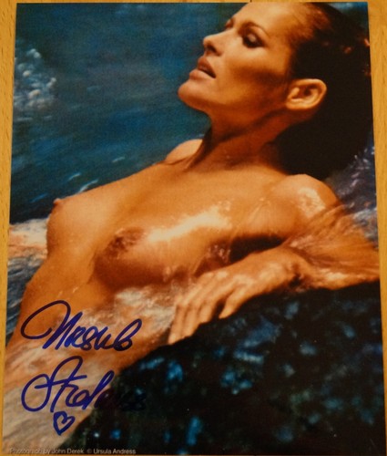 Ursula andress autogramm - ursula,