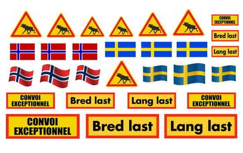 Schweden norwegen elch flagge - schweden,