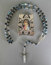 Rosenkranz schwarz schimmernde