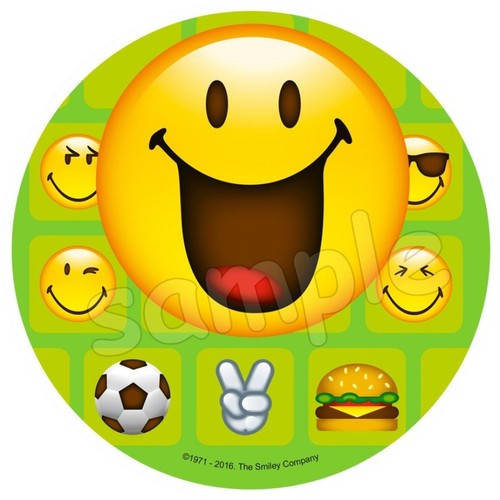 Essbar tortendeko smiley - essbar, emoji