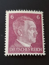 Briefmarken DEUTSCHES REICH  A. Hitler   6 Pfg  