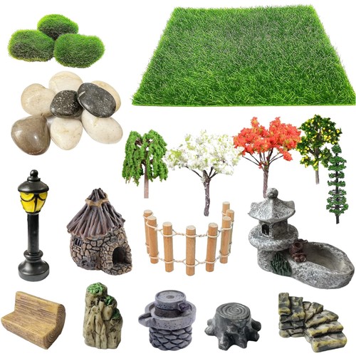 26tlg miniatur feengarten zen - miniatur,