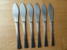 6x AMC Messer Edelstahl Elypsis Einzelbesteck