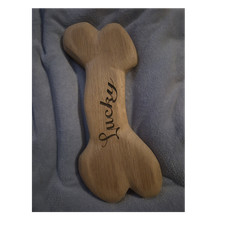 Holzdeko Knochen "Lucky"-