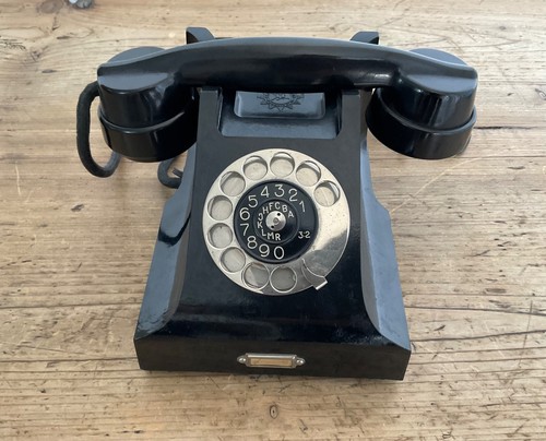 Bakelit telefon vintage prchal - telefon,