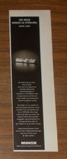 Seltene Werbung vintage MINOX