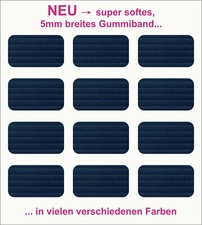 5mm Premium - Gummiband - ultra soft - Top Qualität - sehr vielseitig verwendbar
