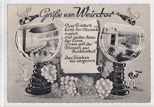 Deutsches weintor - ak,