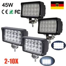 LED Arbeitsscheinwerfer 45W Offroad Scheinwerfer 12V 24V für SUV Bagger Traktor