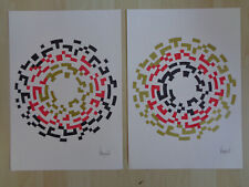 Kunst Grafik Zeichnung Op-Art