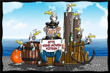 Lustige Postkarte BITTE KEINE