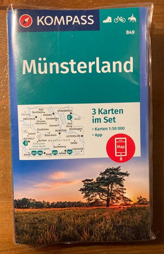 Kompass wanderkarten set - kompass, 849