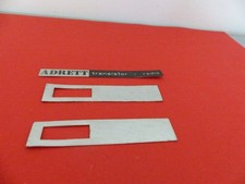 Adrett, Radio RFT DDR Gehäuseschilder