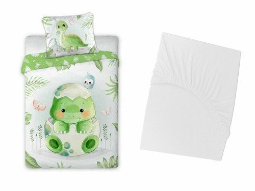 Baby bettwäsche set dino - set,