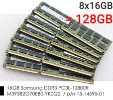 128GB 8x16GB DDR3 PC3-12800R