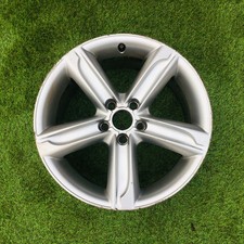 1x Alufelge 18 Zoll 9.0" 5x112 52ET Glanz Silber 8J0601025 Audi Tt Rim Wheel