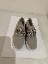 Edle GABOR Halbschuhe grau Gr