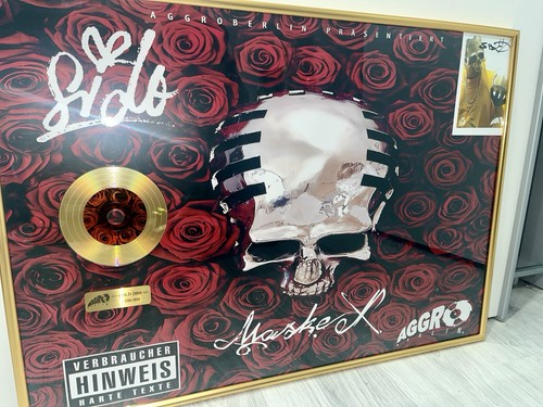 Sido*Goldplatte*Poster*Maske*U
