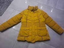 Gr 40 BLUE FLAME Damen 2024 Glänzendgelb Jacke Steppjacke Länge :75cm 