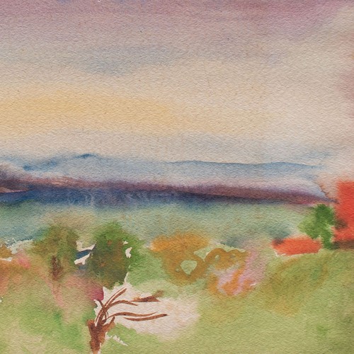 Abstrakte landschaft wiesen - abstrakte,