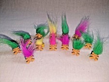 Vintage Kinder Troll Ring Kunststoff  80er 90er Jahre Spielzeug