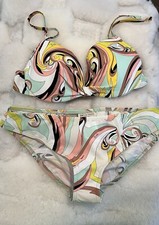EMILIO PUCCI Bikini, Rosa Pastell, it. 44, Gr. 38-40, Hygieneschutz, NEU