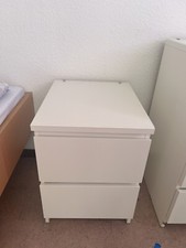 ikea malm kommode weiß mit Glasplatte, sehr guter Zustand