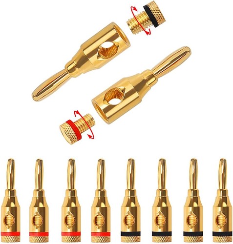 Bananenstecker 4mm 24k