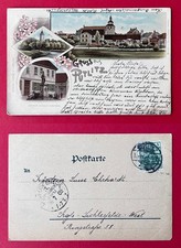 Litho AK PUTLITZ 1902 Kirche