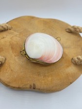 Antike Muschel Dose Perlmutt tabatiere Deckeldose Rarität