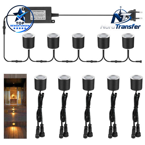 Led einbaustrahler 10er set - einbaustrahler,