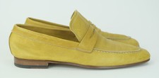 Ed Meier Herrenschuhe Loafers senfgelbes Leder Gr. 45 1/2
