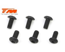 Team Magic Schrauben Rundkopf Hex Allen M3 x 8mm TM126308BU 4Seth, B8ER, B8JR, .