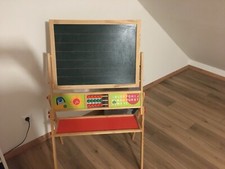 2 Seiten Holz Standtafel Magnet Mal Schreib Tafel Schultafel
