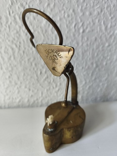 Alte grubenlampe messing - grubenlampe,