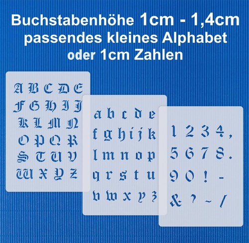 Scrapbooking alte schrift - alte, ●