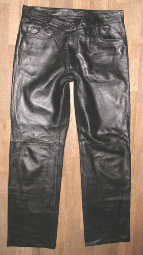 Super herren lederjeans - lederjeans, /