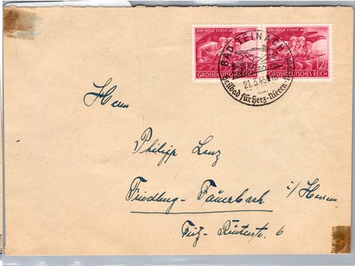 Deutsches reiich 908 - deutsches, brief