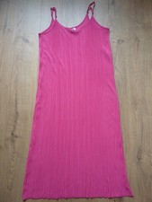 Plissee Kleid lang von Vila Gr. M in pink neu