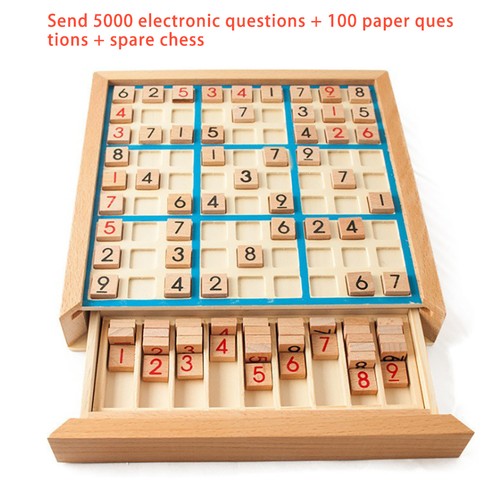 Sudoku brettspiel aus holz mit - sudoku,