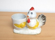 Eierbecher  mit lustigem Küken Vogel    Keramik
