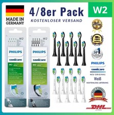 8/4X Philips Sonicare W2 Optimal White Standard Schallzahnbürstenköpfe Neu 2025^
