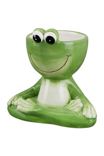 Gilde keramikübertopf frosch - gilde,