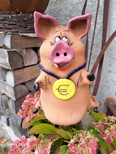 Keramik schwein dekoration - keramik,