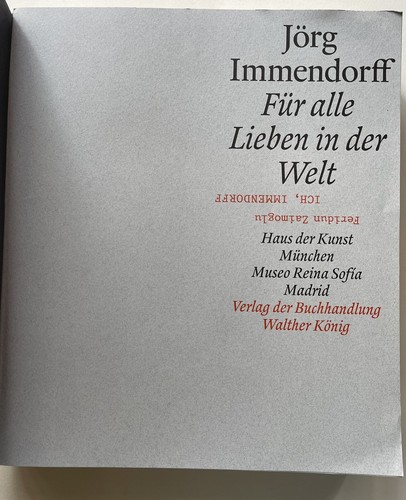 Jörg immendorff für alle - für,