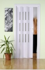 Falttür Schiebetür Nischentür mit 3 Fenster Höhe 202 cm Breite von 88,5