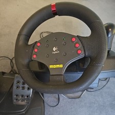 Logitech Momo Racing – Lenkrad mit Force Feedback für PC -Gebraucht