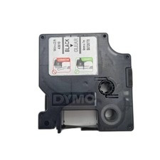 DYMO D1-Etiketten selbstklebend Klar 6mm x 7m schwarz Druck Starke Haftung