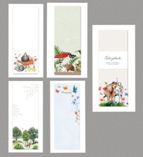 SOPHIA DRESCHER *Einkaufsliste&Notizblock*mit Magnet*Laubwald Hühnerbande*...